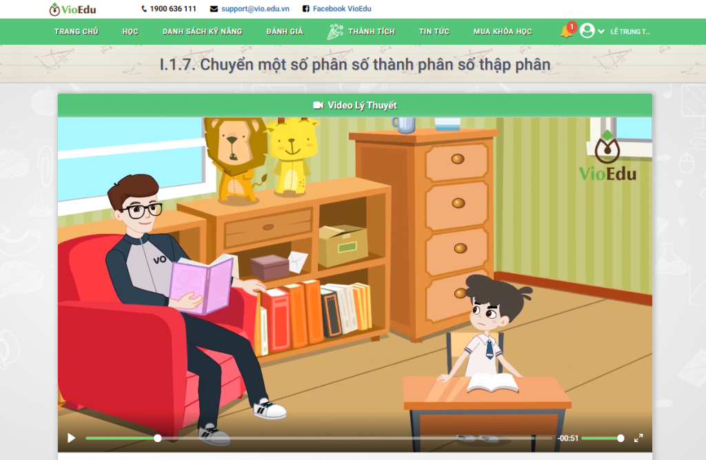 Hệ thống học tập trực tuyến VioEdu