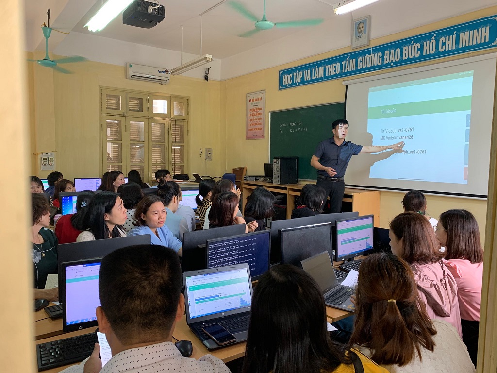 tập huấn sử dụng vioedu dạy học online