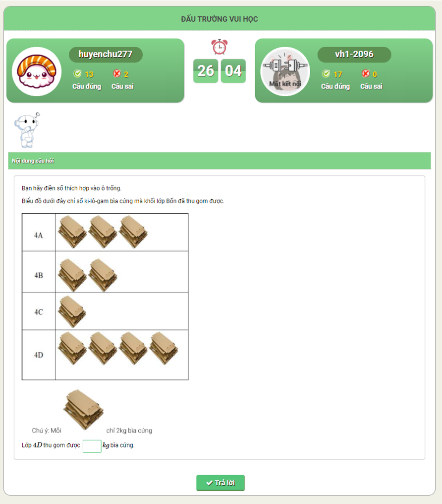 thách đấu trên vioedu