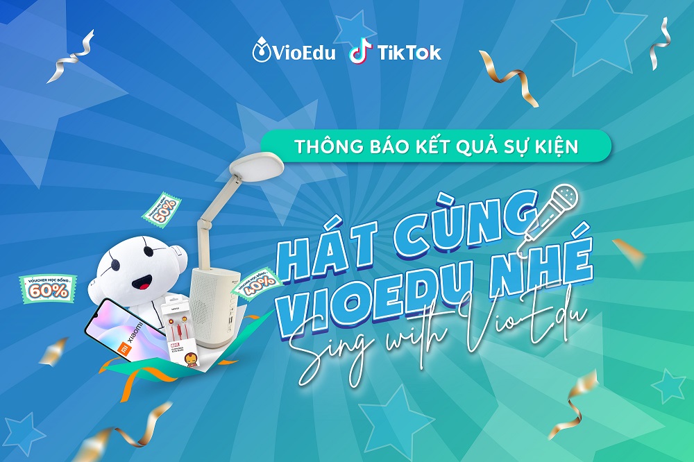 Trao thưởng sự kiện Hát cùng VioEdu – Sing with VioEdu