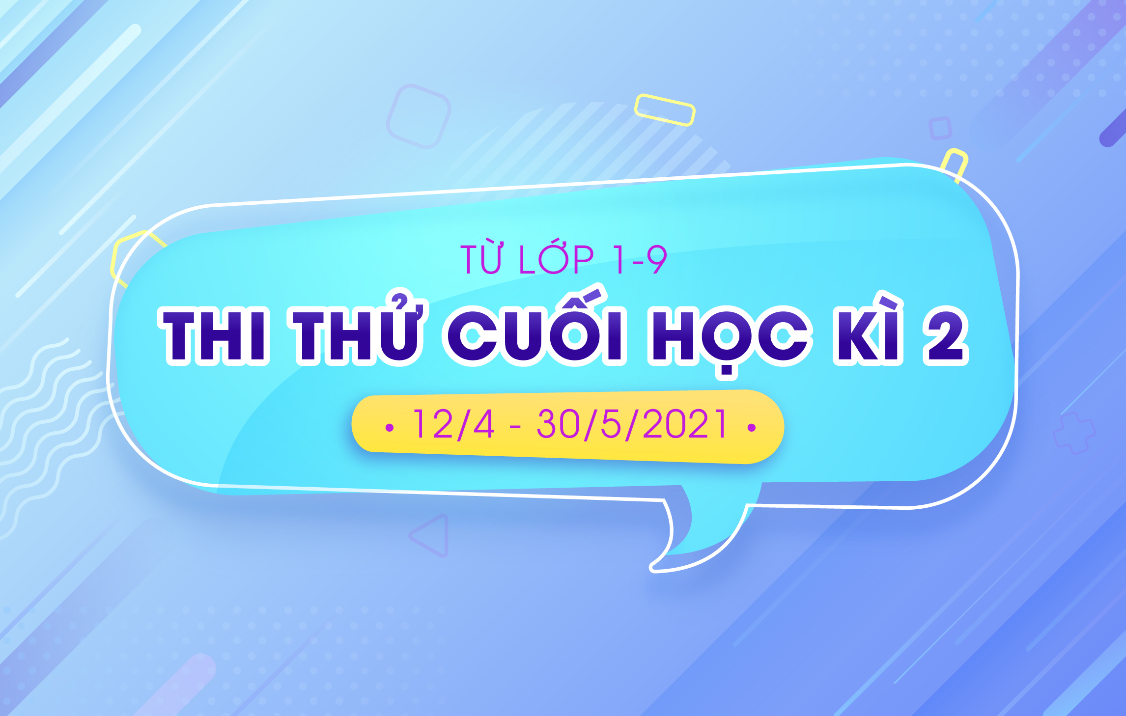 Thi thử cuối học kỳ 2 miễn phí trên VioEdu