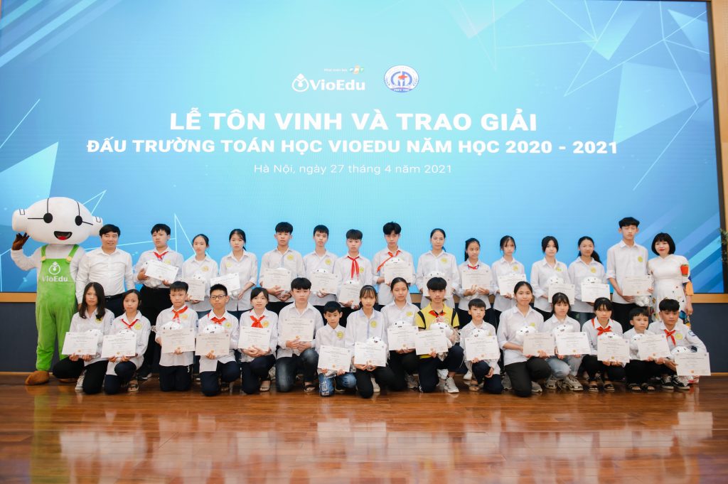 trao giải đấu trường toán học vioedu huyện phúc thọ