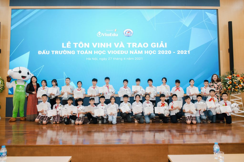 trao giải đấu trường toán học vioedu huyện phúc thọ