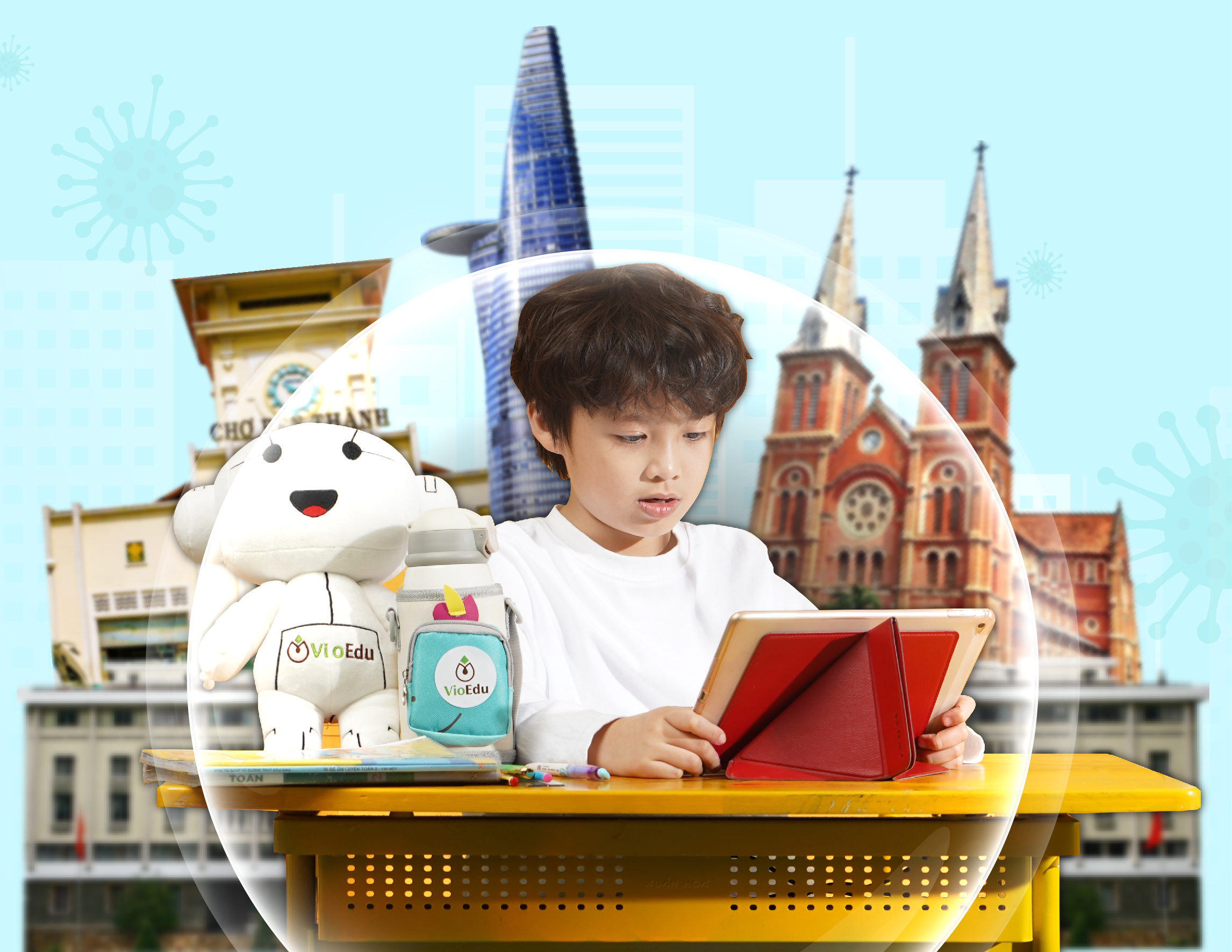 Tiếp sức cho TP. Hồ Chí Minh chống dịch, VioEdu giảm 50% học phí