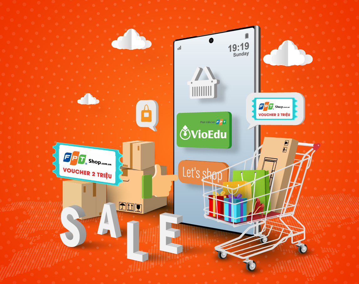 Tặng voucher 2.000.000đ cho học sinh nhà trường đăng ký khoá học VioEdu