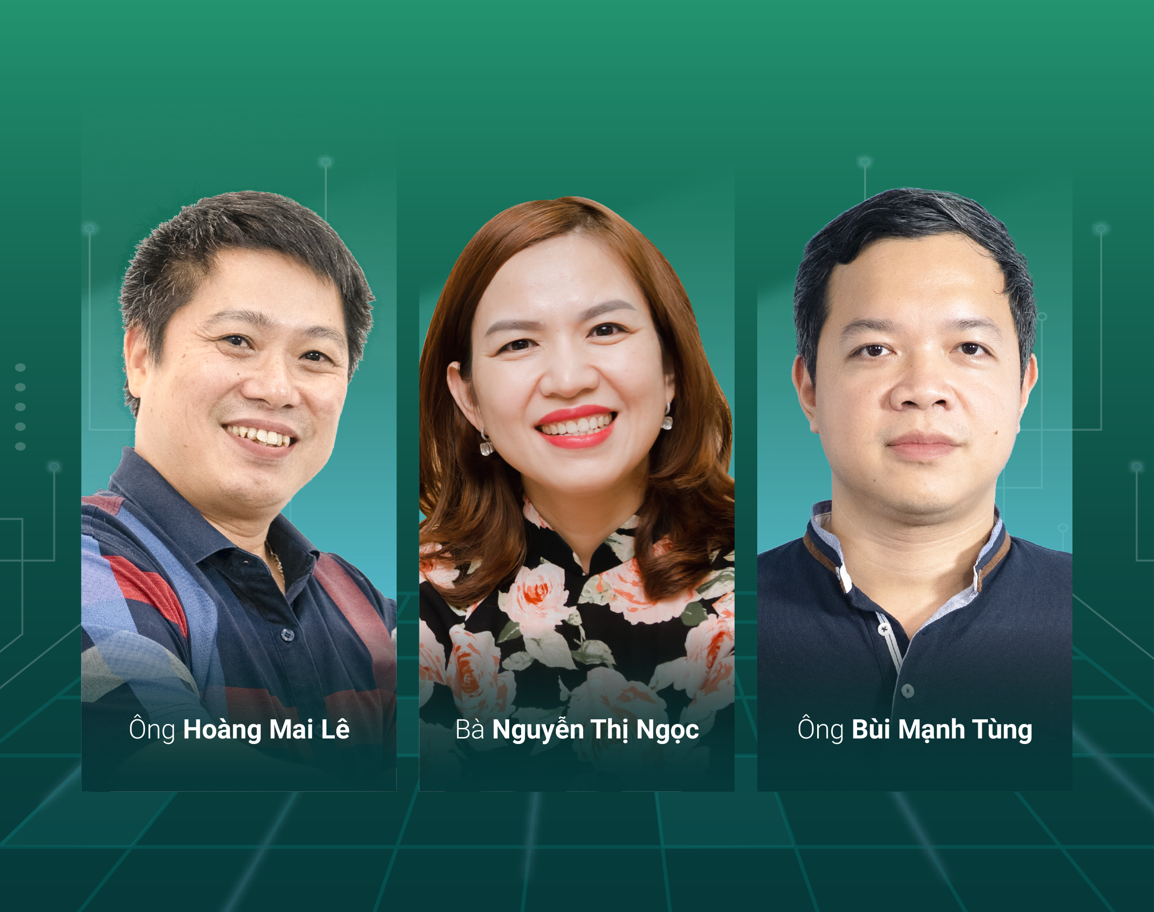 Ban giám khảo của phần Thuyết trình trực tuyến