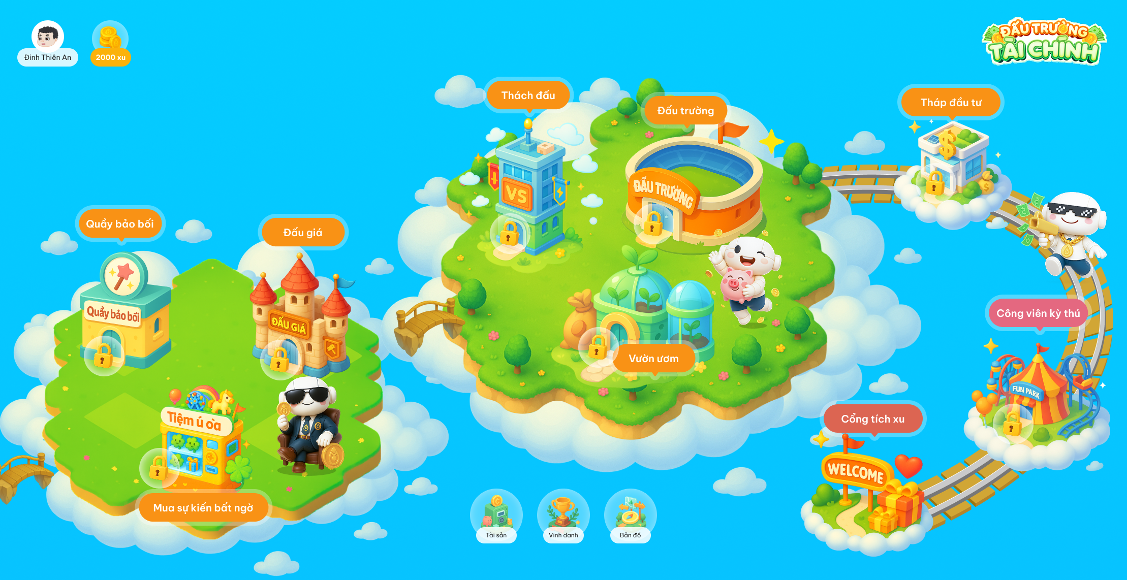 đấu trường tài chính vioedu-giao diện