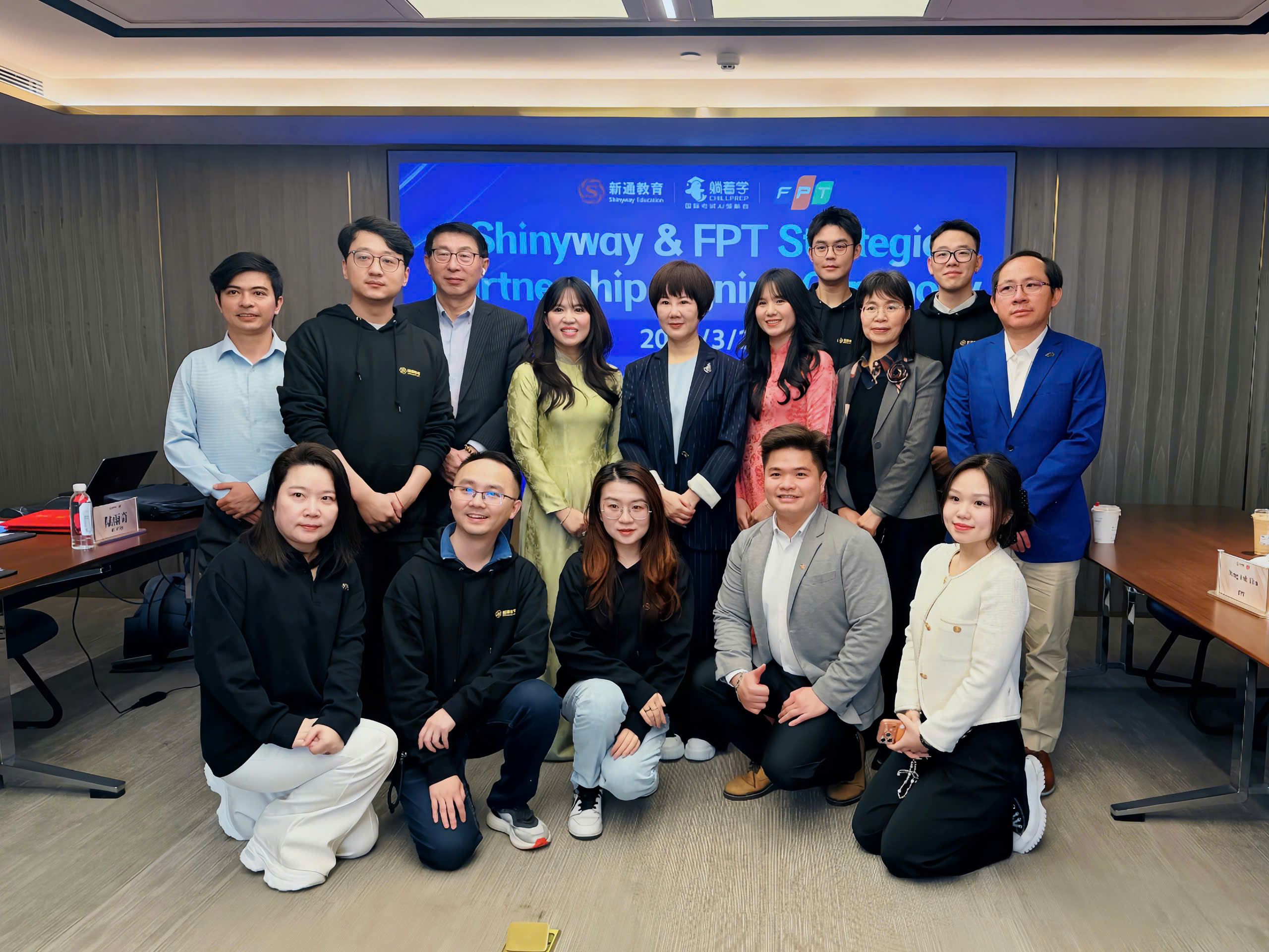 vioedu thúc đẩy quan hệ hợp tác quốc tế với Shinyway Education Group